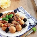 ORKISZOWO - ORZECHOWE PĄCZKI Z CZEKOLADĄ