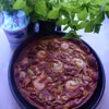 Tarta z krewetkami i avocado
