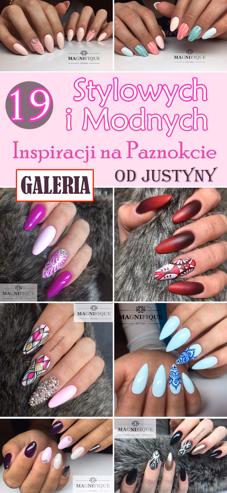 19 Stylowych i Modnych Inspiracji na Paznokcie od Justyny [GALERIA]