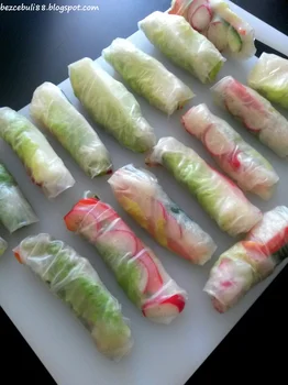 Spring rolls na surowo