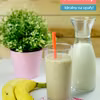 Mroźny koktajl bananowy