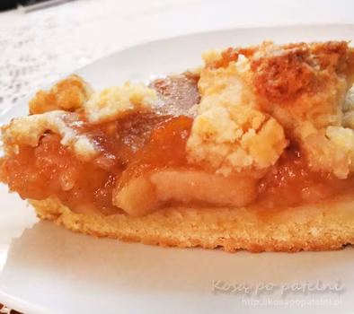 Szarlotka na kruchym spodzie