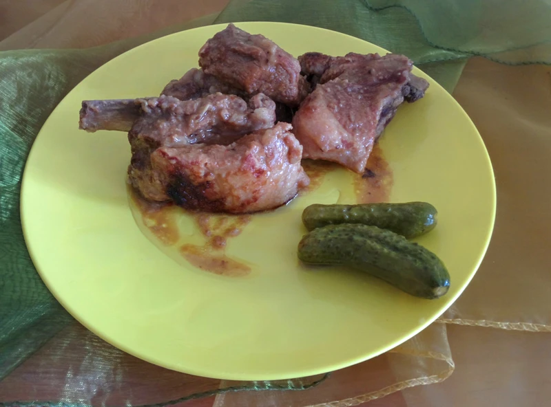 Flambirowane żeberka w miodzie
