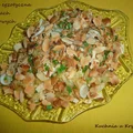 Egzotyczna sałatka w migdałach