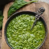 Wegańskie pesto z rukolą i szpinakiem