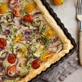 Szybka tarta z cukinią