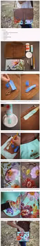 Torba z kwiecistym motywem DIY