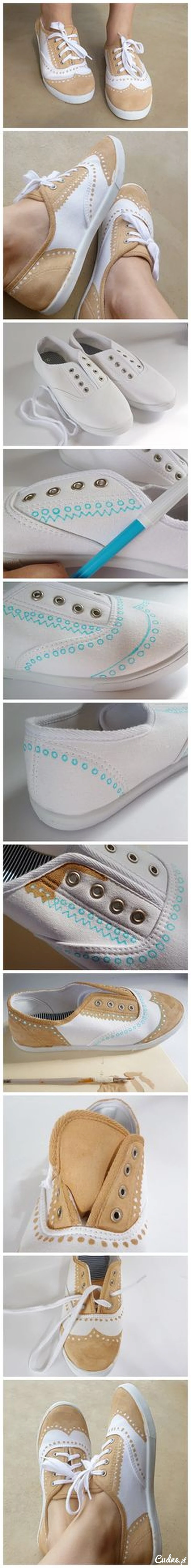 DIY- ciekawe trampki