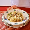 Farfalle w sosie kurkowym ze schabem