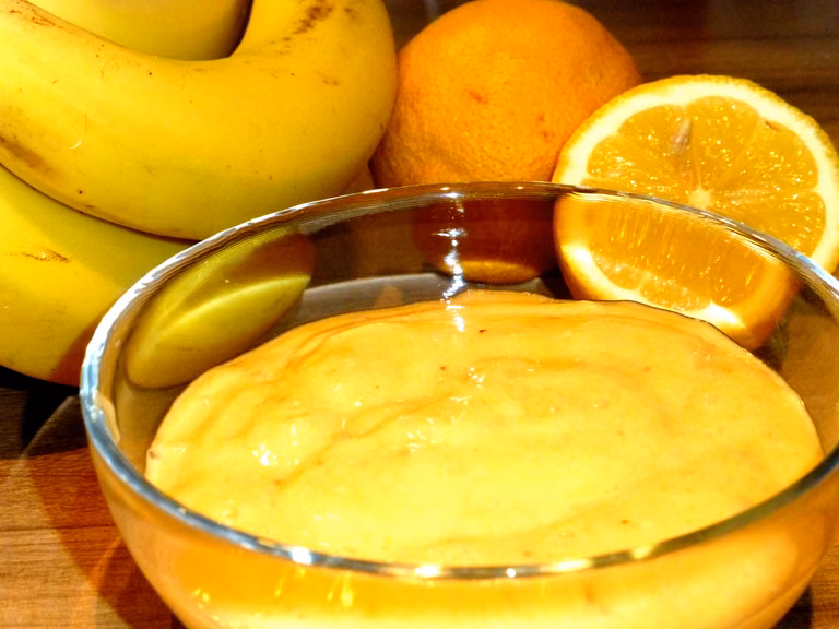 Puree bananowo-cytrynowe. Zamiast jogurtu!