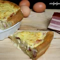 Quiche serowe z boczkiem