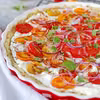 Tarta twarogowo-pomidorowa