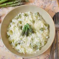 Kremowe risotto ze szparagami
