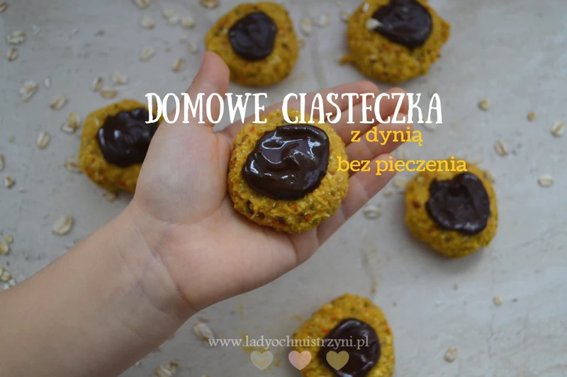 Domowe ciasteczka z dynią (bez pieczenia)