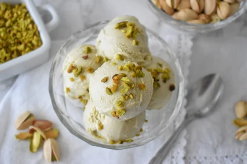 Domowe lody pistacjowe - tylko 3 składniki