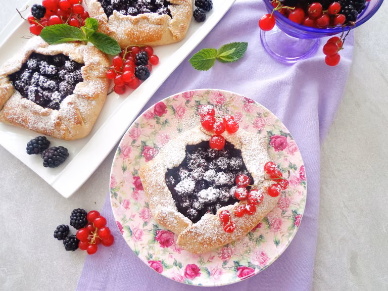 Galette z jeżynami