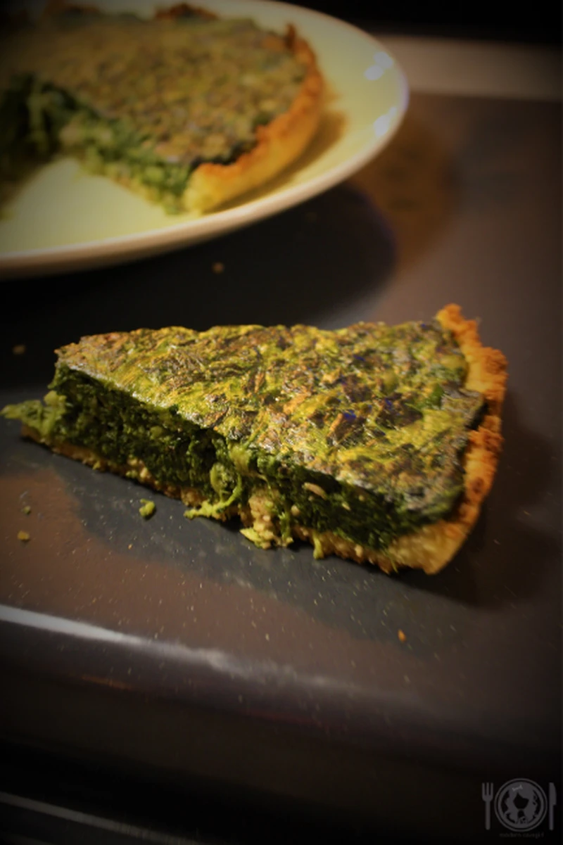 Keto tarta szpinakowa (Paleo, LowCarb)