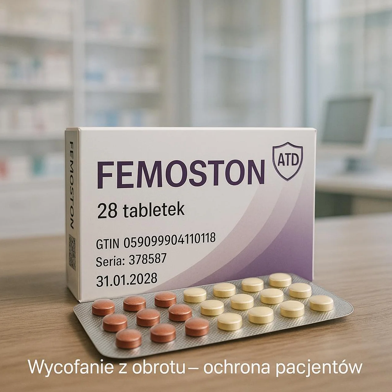 Seria leku Femoston wycofana z obrotu! Decyzja Głównego Inspektora Farmaceutycznego