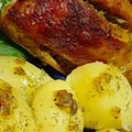 Ćwiartki kurczaka pieczone w musztardzie Rosyjskiej
