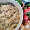 Piersi w sosie pieczarkowym