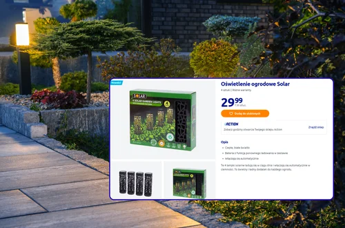 Magia światła w Twoim ogrodzie za 29,99 zł! Nowe lampki solarne z Action zachwycają wyglądem i funkcjonalnością!