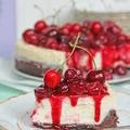 Sernik nowojorski z czereśniami