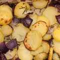 Pieczone talarki ziemniaczane