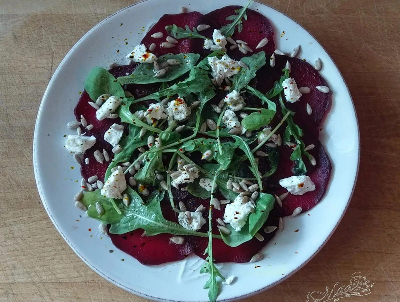 Carpaccio z pieczonego buraka