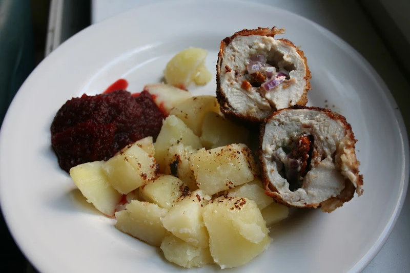 Roladki z gorgonzolą