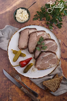 Pieczona karkówka (w rękawie)