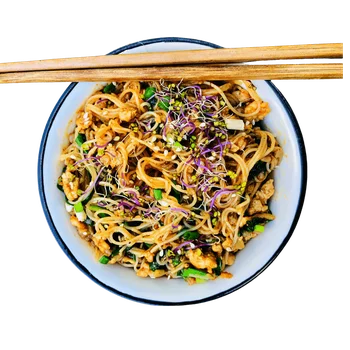 Mayishangshu - makaron z mielonym indykiem