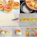 Różyczki- dekoracje na tort
