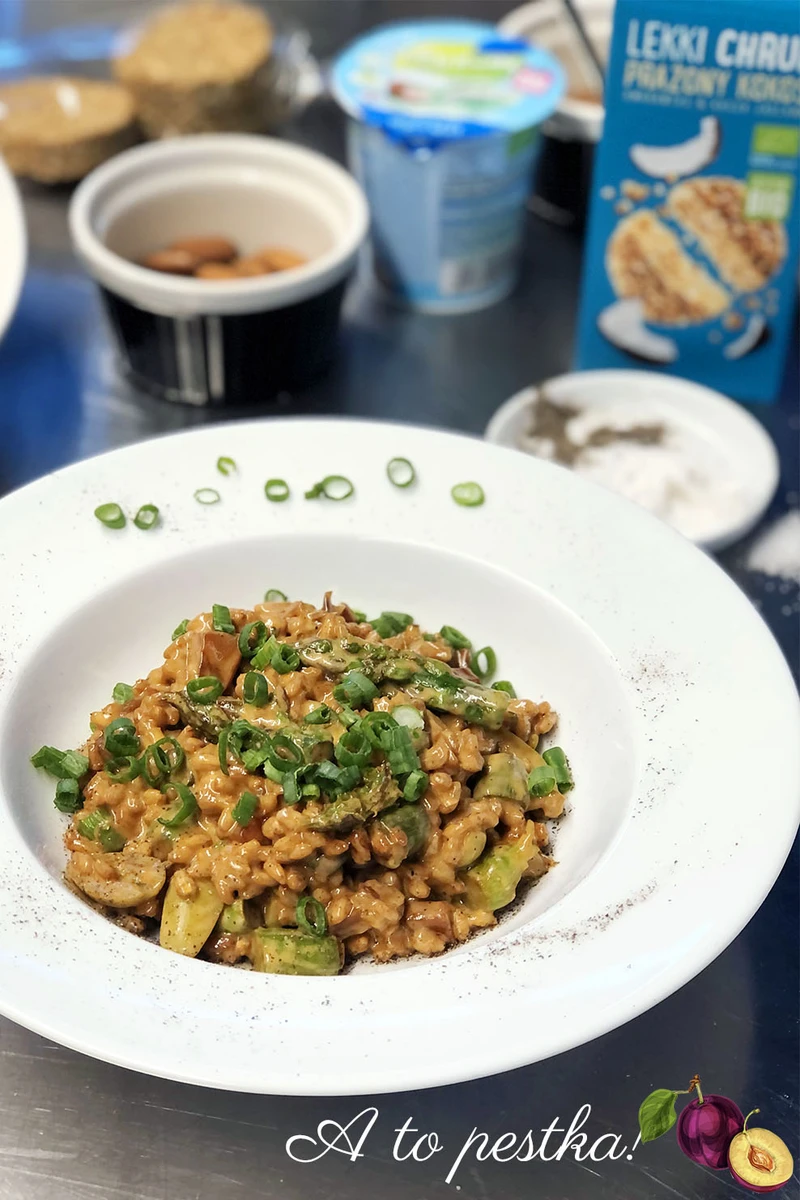 Kaszotto roślinne – przepis wegański