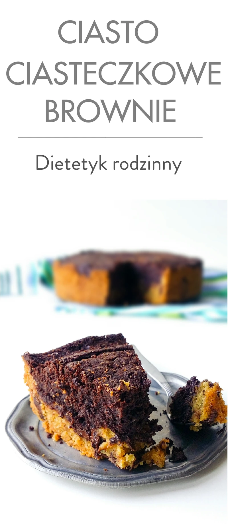 Ciasto ciasteczkowe brownie