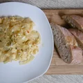Jajka z duszoną cebulą