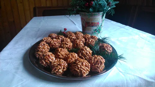 szyszki z ryżu preparowanego