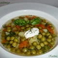 Zupa z zielonego groszku