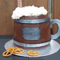 Tort kufel piwa
