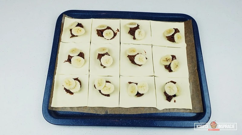 Koperty z nutellą i bananem