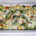 Tortellini zapiekane z brokułem