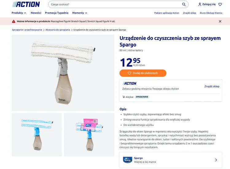 Zdjęcie Ten gadżet z Action za 12,95 zł robi furorę na wiosennych porządkach – okna bez smug w kilka minut #1