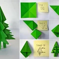 Choinkowe origami