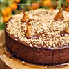 Czekoladowe ciasto z gruszkami i orzechami (brownie)
