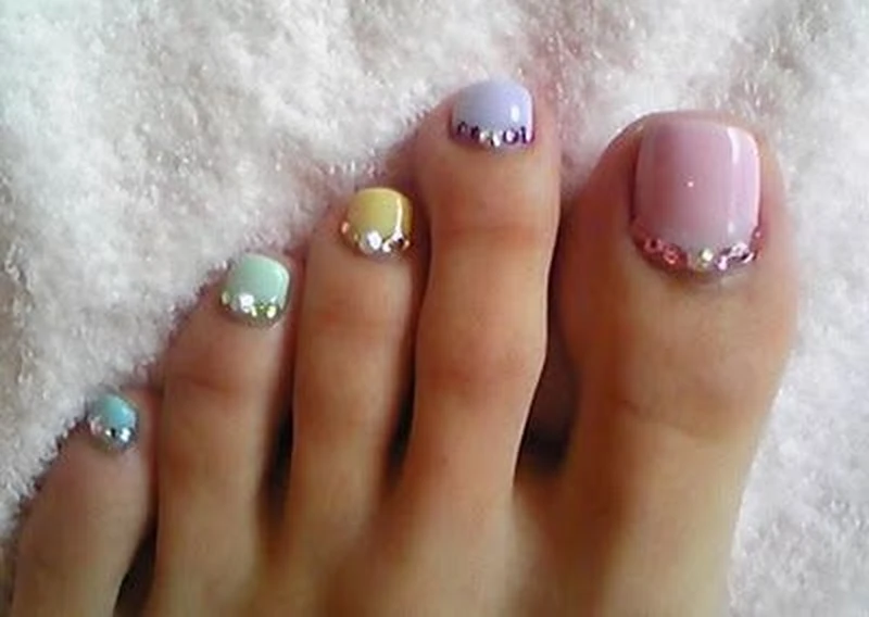 Wiosenny pedicure
