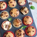 Muffinki bananowe z czekoladą