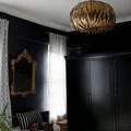 Czarno- złota sypialnia