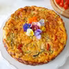 Pieczona frittata z warzywami i ricottą