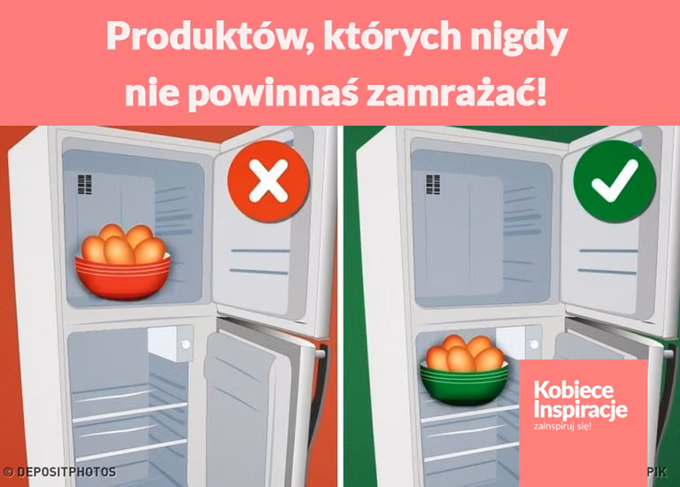 Produktów, których nigdy nie powinnaś zamrażać!
