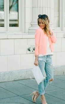 Pastelowa casual set