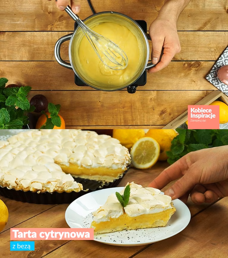 Tarta cytrynowa z bezą